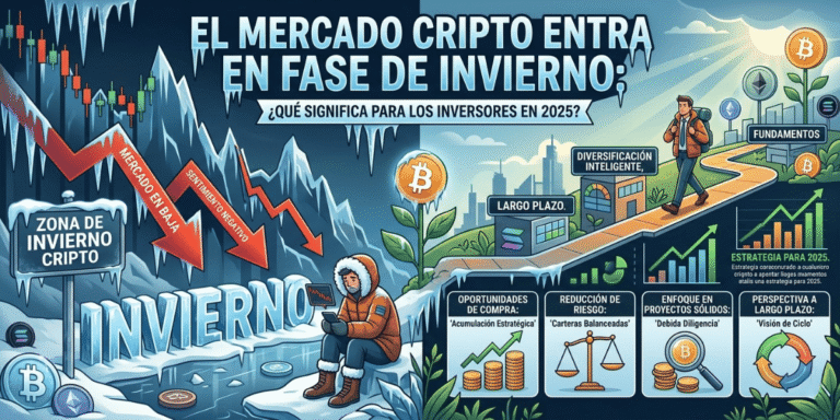 El mercado cripto entra en fase de invierno: ¿Qué significa para los inversores en 2025?