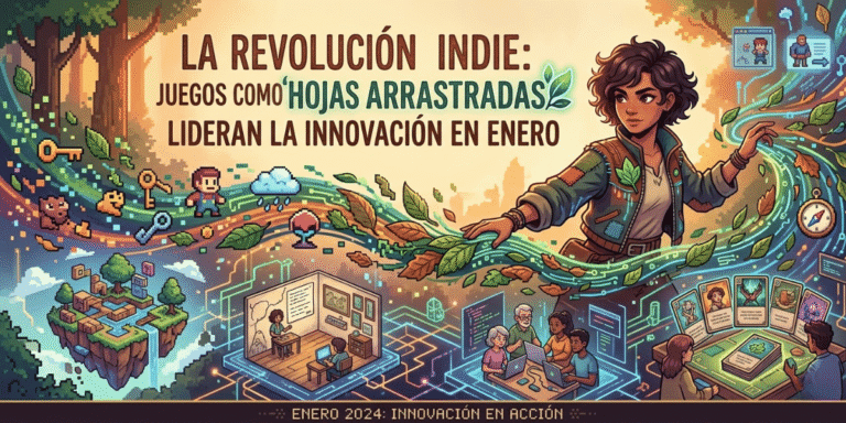 La revolución indie: Juegos como «Hojas arrastradas» lideran la innovación en enero.