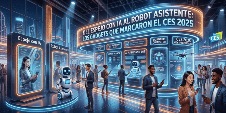 Del espejo con IA al robot asistente: Los gadgets que marcaron el CES 2025.