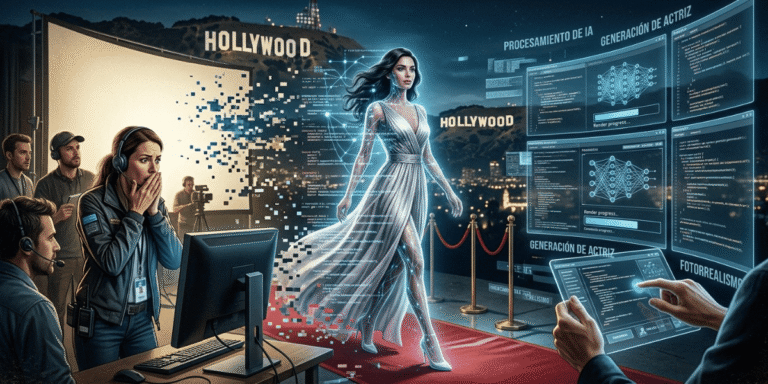 Hollywood en shock: El surgimiento de las actrices generadas por IA.