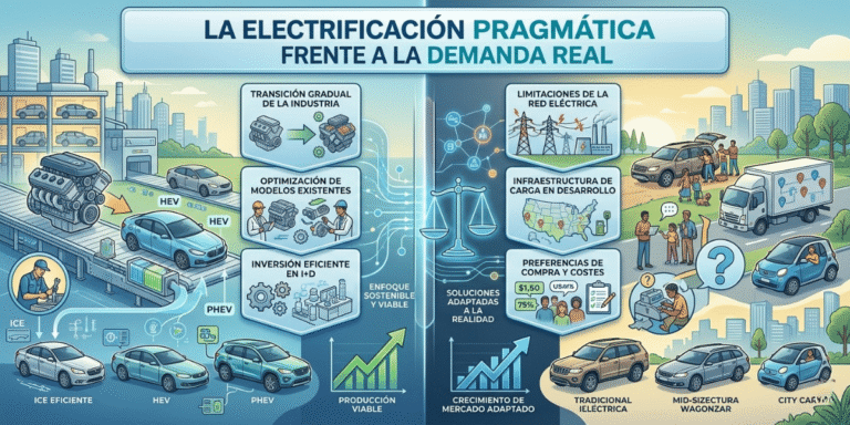 La electrificación pragmática frente a la demanda real.
