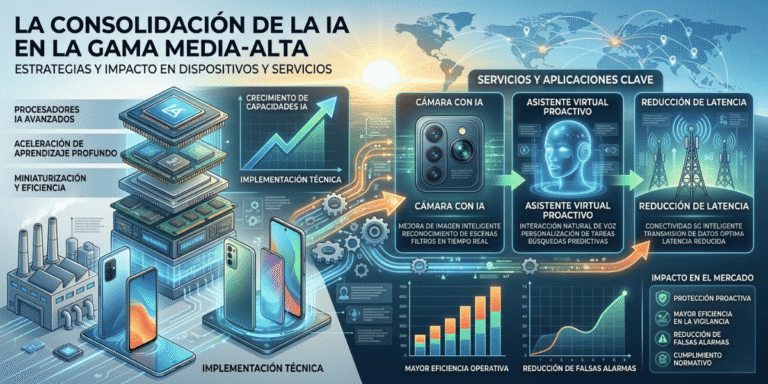La consolidación de la IA en la gama media-alta.