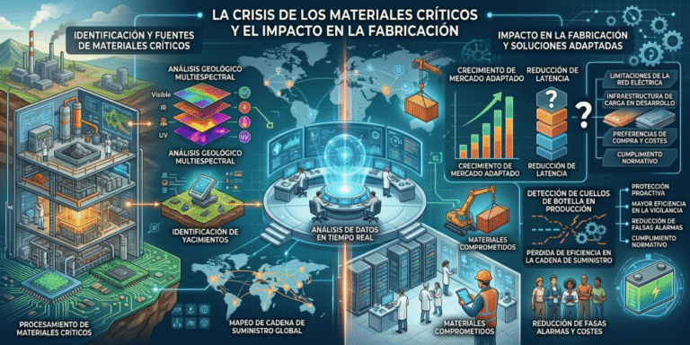 La crisis de los materiales críticos y el impacto en la fabricación.