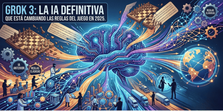 Grok 3: La IA definitiva que está cambiando las reglas del juego en 2025.