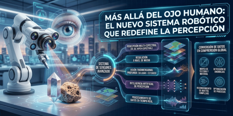 Más allá del ojo humano: El nuevo sistema robótico que redefine la percepción.