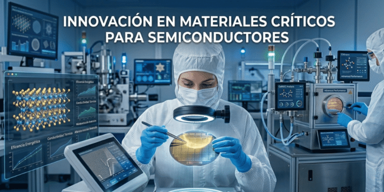 Innovación en materiales críticos para semiconductores.