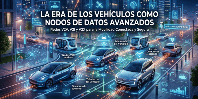 La era de los vehículos como nodos de datos avanzados.