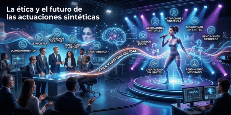 La ética y el futuro de las actuaciones sintéticas.