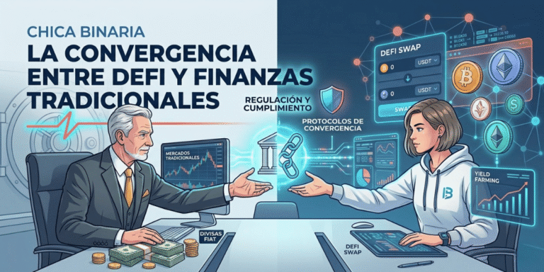 La convergencia entre DeFi y finanzas tradicionales.