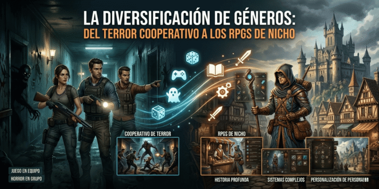 La diversificación de géneros: Del terror cooperativo a los RPGs de nicho.