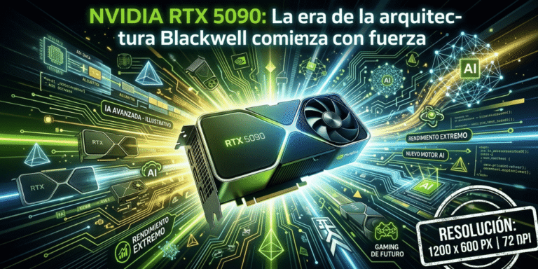 NVIDIA RTX 5090: La era de la arquitectura Blackwell comienza con fuerza.