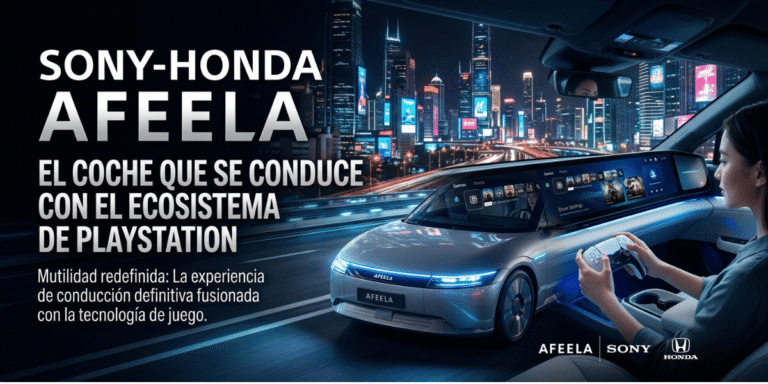 Sony-Honda Afeela: El coche que se conduce con el ecosistema de PlayStation.