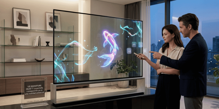LG Signature OLED T: La pantalla transparente ya es una realidad comercial.