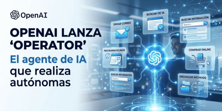 OpenAI lanza «Operator»: El agente de IA que realiza acciones autónomas.