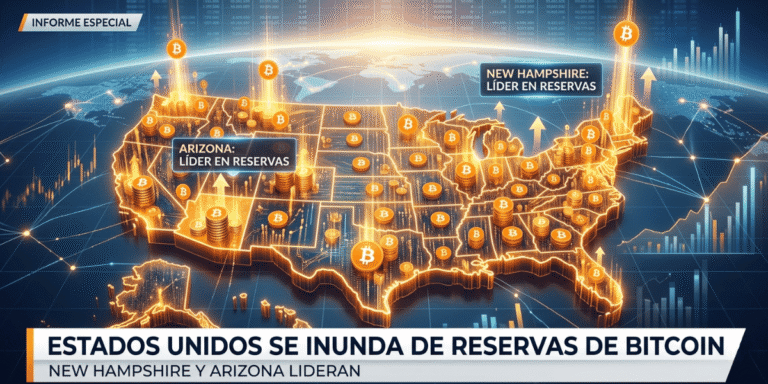 Estados Unidos se Inunda de Reservas de Bitcoin: New Hampshire y Arizona Lideran.