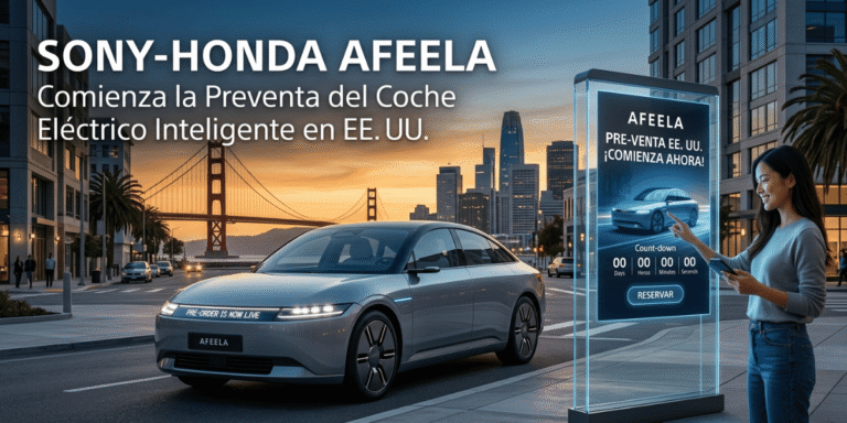 Sony-Honda Afeela: Comienza la Preventa del Coche Eléctrico Inteligente en EE. UU.