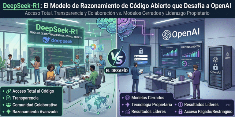 DeepSeek-R1: El Modelo de Razonamiento de Código Abierto que Desafía a OpenAI.
