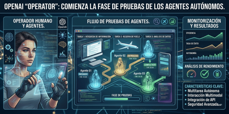 OpenAI «Operator»: Comienza la Fase de Pruebas de los Agentes Autónomos.