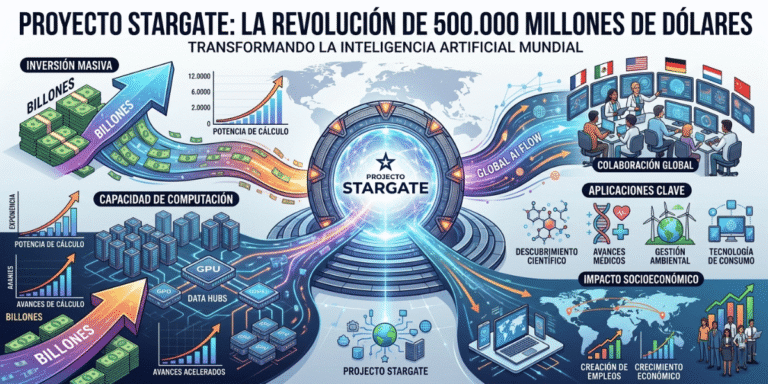 Proyecto Stargate: La revolución de 500.000 millones de dólares que transformará la IA mundial.