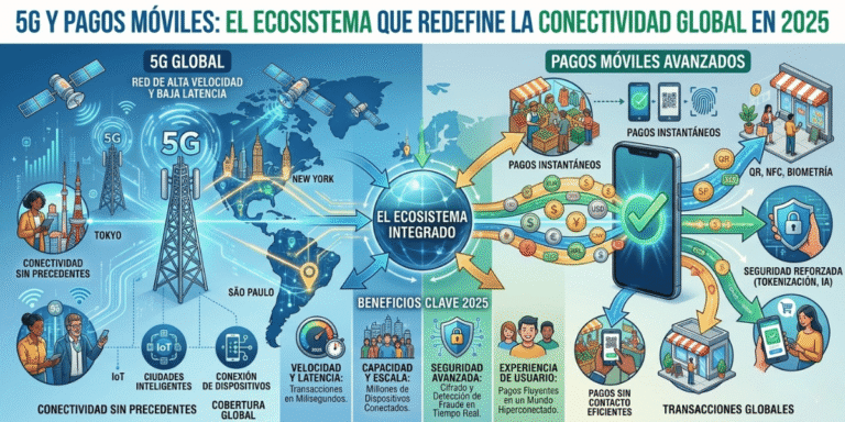 5G y pagos móviles: El ecosistema que redefine la conectividad global en 2025.