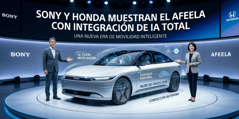 Sony y Honda muestran el Afeela con Integración de IA Total.