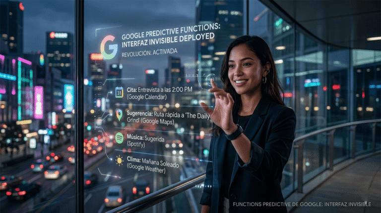 Funciones Predictivas de Google 2026: Interfaz Invisible.