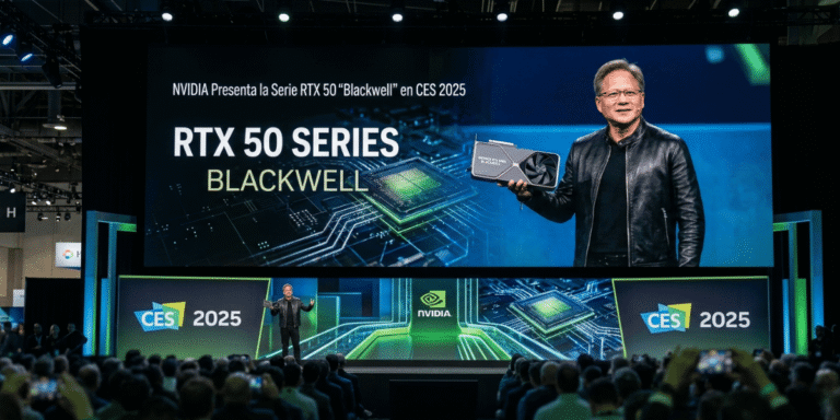 NVIDIA Presenta la Serie RTX 50 «Blackwell» en CES 2025.
