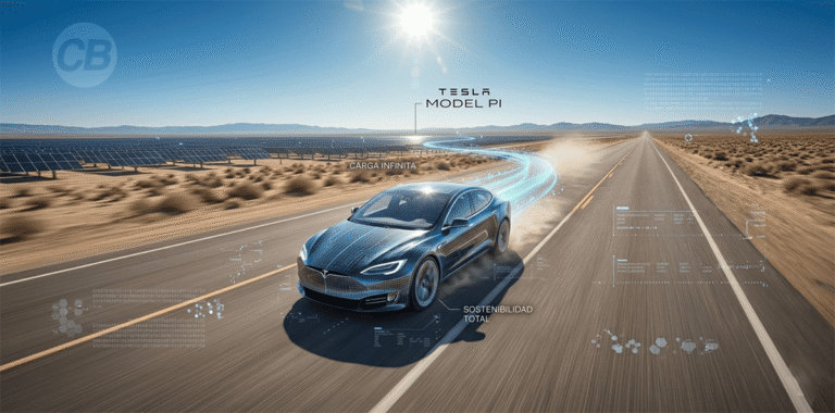 Tesla Model Pi: El Vehículo Solar con carga infinita.