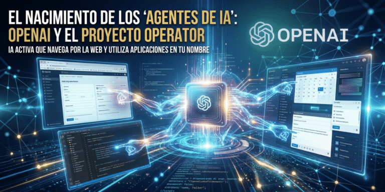 El Nacimiento de los «Agentes de IA»: OpenAI y el Proyecto Operator.