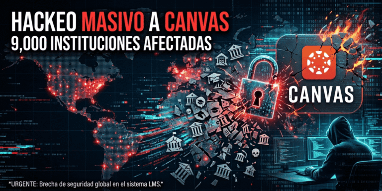 Hackeo Masivo a Canvas: 9,000 Instituciones Afectadas.