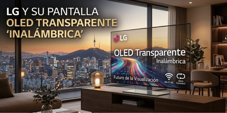 LG y su Pantalla OLED Transparente «Inalámbrica».