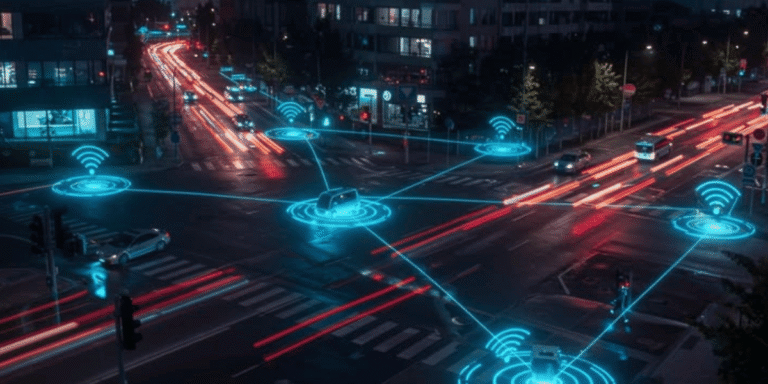 La estandarización de la comunicación V2X (Vehicle-to-Everything).