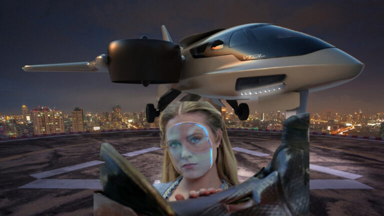 Podemos mirar a los programas de ciencia ficción para el futuro del transporte urbano.