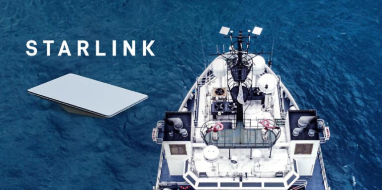 Starlink Maritime: El fin de las zonas muertas en el océano.
