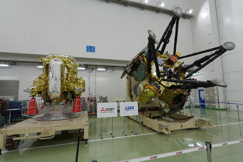 Sonda MMX de JAXA sobre la luna Fobos de Marte